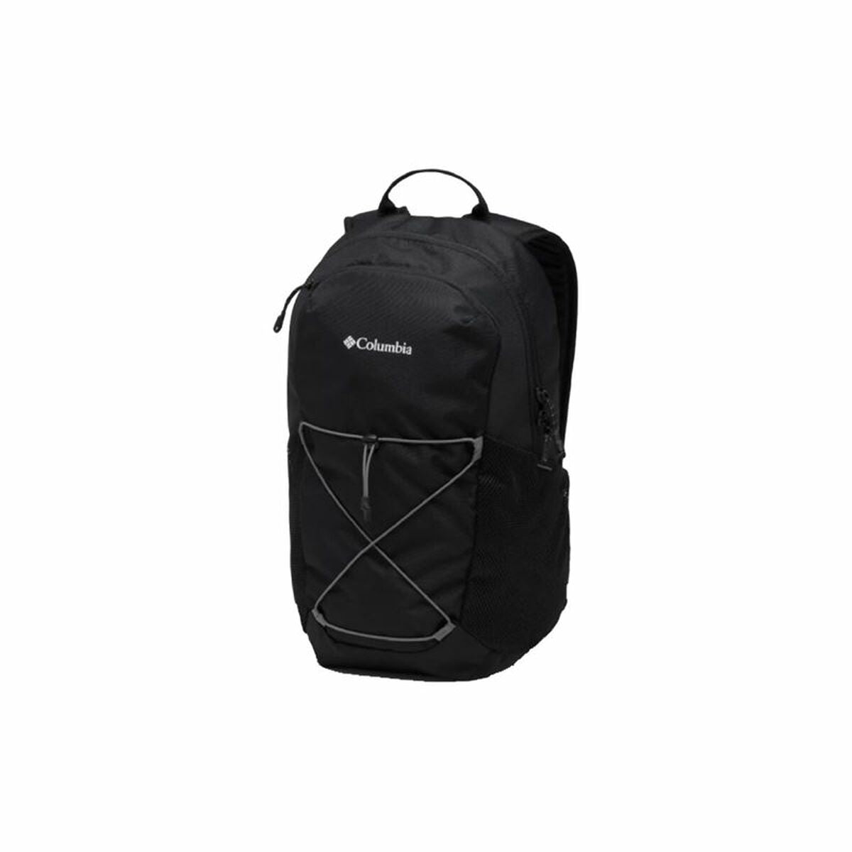 Black backpack with Columbia logo on a white background