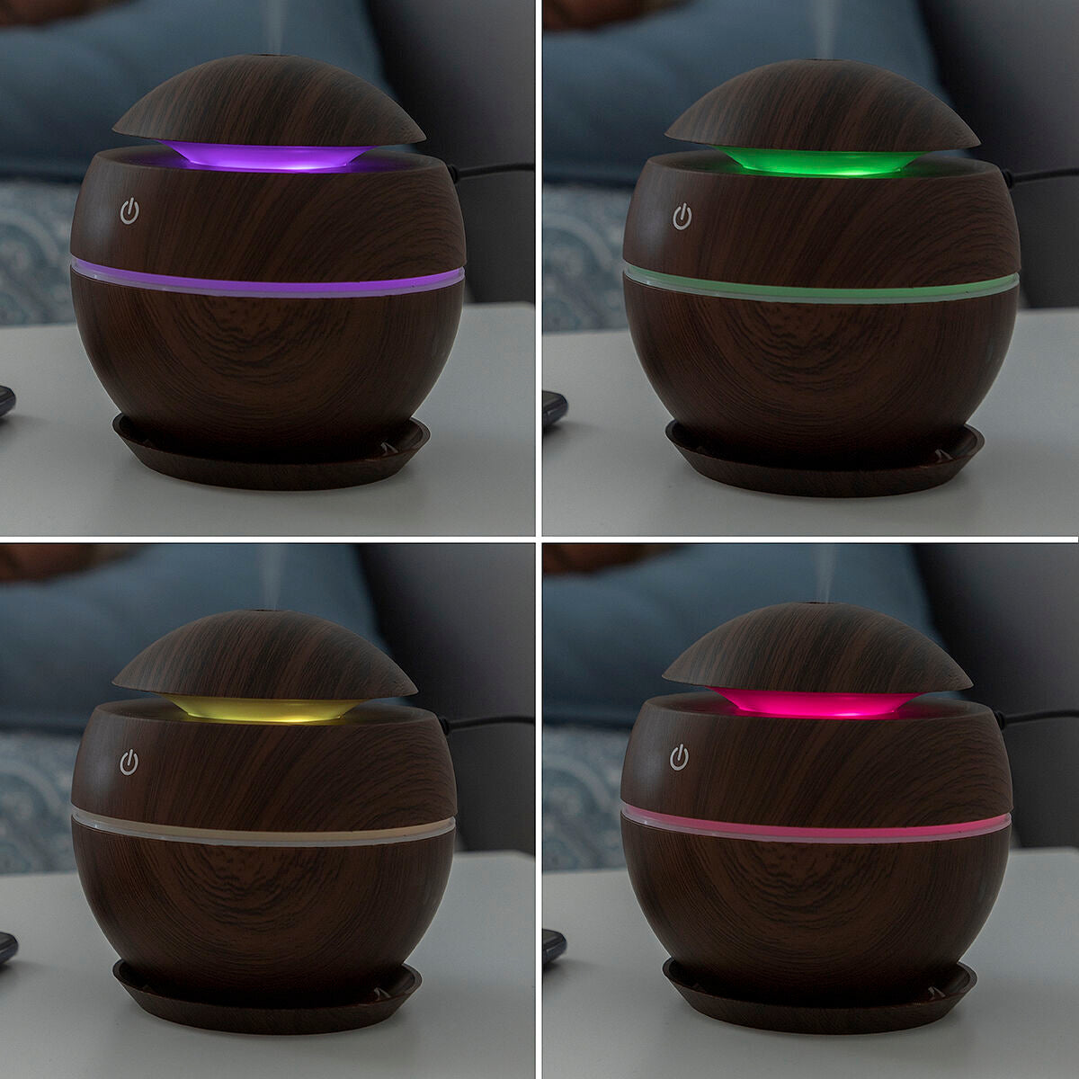 Aroma diffuser with backlight